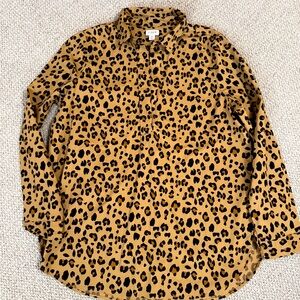 Leopard Print Men's Shirt